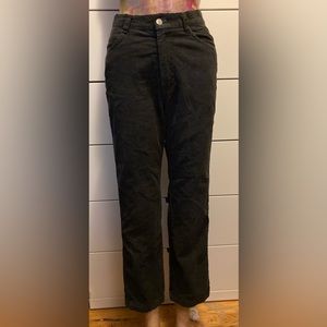 Vintage 1980s P.S. Gitano high waist corduroy straight leg pants/jeans 25”